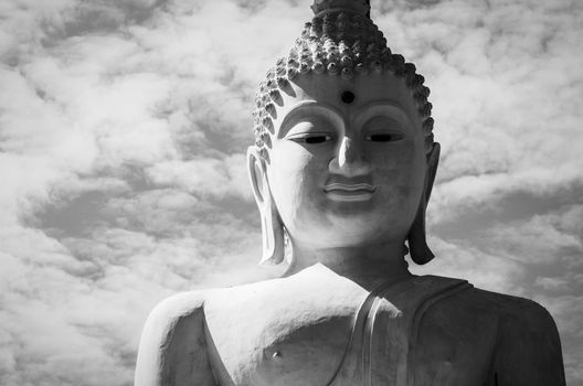 Ancient Buddha in Ubonratchatani  Thailand , In Thai's temple is not license