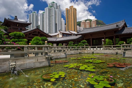 Chi lin Nunnery, Tang dynasty style Chinese temple, Hong Kong