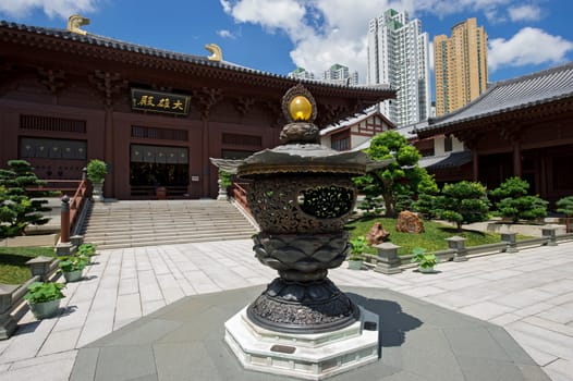 Chi lin Nunnery, Tang dynasty style Chinese temple, Hong Kong