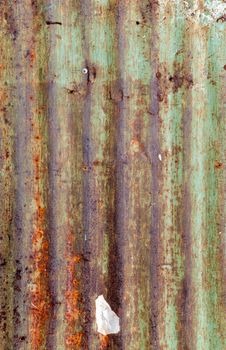dirty and Rusted,galvanized iron roof ,large tin background 