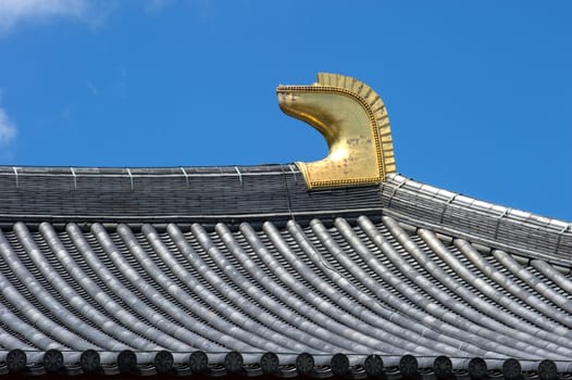 Close up of Wooden Pavilion in Chi Lin Nunnery, Hong Kong