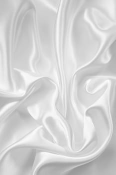 Smooth elegant white silk can use as background