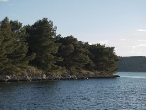 Island Coast in Adriatic Sea, Croatia