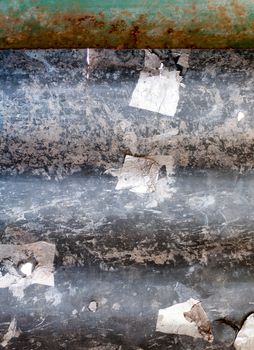 dirty and Rusted,galvanized iron roof ,large tin background 