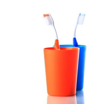 Toothbrush in holder 