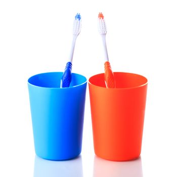 Toothbrush in holder 