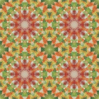 Artistic background, seamless abstract floral pattern, paintings on canvas