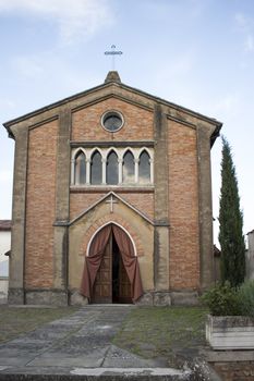 Italian Country Church: Saint Apollinare in Oriolo dei Fichi near Faenza