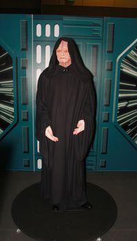 BANGKOK - MAY. 11: A Emperor Palpatine model in Thailand Comic Con 2014 on May 11, 2014 at Siam Paragon, Bangkok, Thailand.