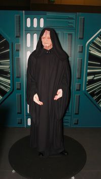 BANGKOK - MAY. 11: A Emperor Palpatine model in Thailand Comic Con 2014 on May 11, 2014 at Siam Paragon, Bangkok, Thailand.