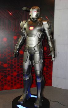 BANGKOK - MAY. 11: An Iron Man model in Thailand Comic Con 2014 on May 11, 2014 at Siam Paragon, Bangkok, Thailand.