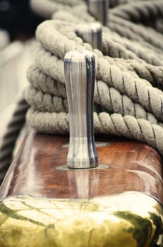 Photo of the Rope on a Ship