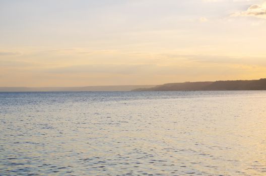 Landscaping Photo of Sunset at Sea
