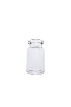 Small bottle isolated on white background with clipping path