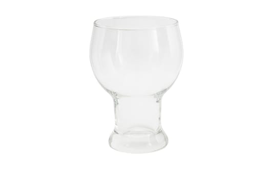 Empty glass isolated on a white background with clipping path