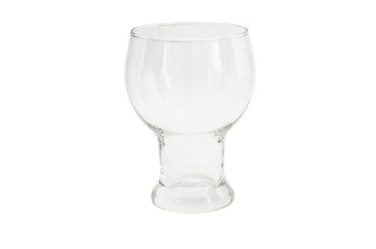 Empty glass isolated on a white background with clipping path