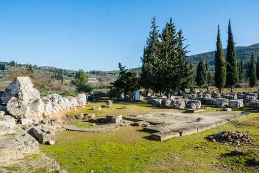 Ruins of the Nemea Archaeological Site, Greece