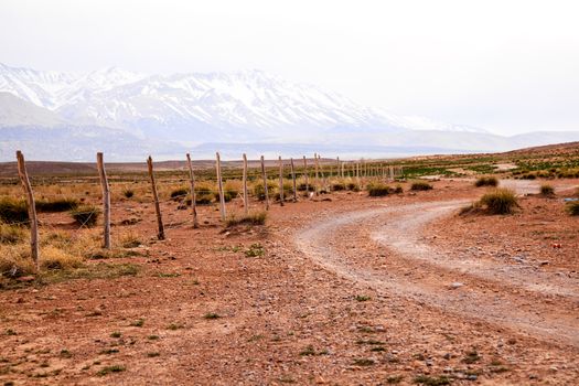 Atlas mountain in morocco