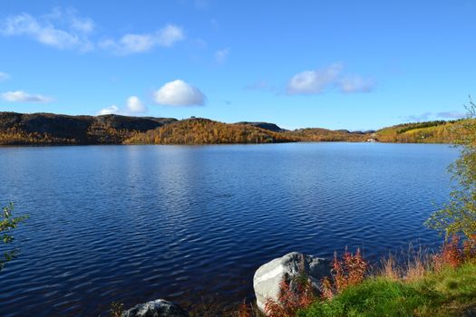 Lake in Kirkenes Norway