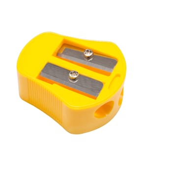 colors sharpener on white background