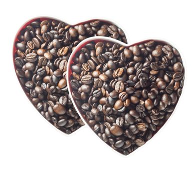 Heart shaped coffee
