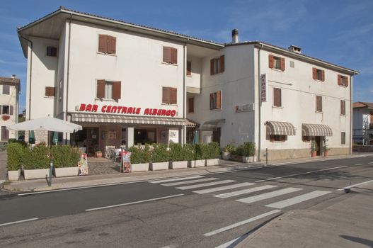 Albergo Centrale. Central Hotel. San Zeno di Montagna. Lago di Garda, Israel