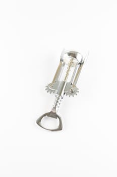 corkscrew on a white background