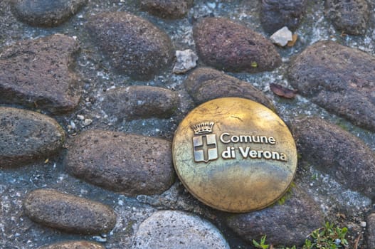 The pavement of Verona