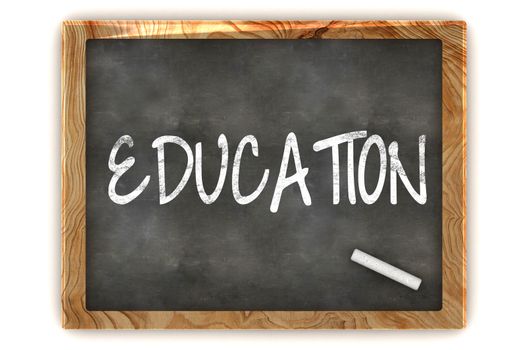 A Colourful 3d Render Education Concept Blackboard Illustration