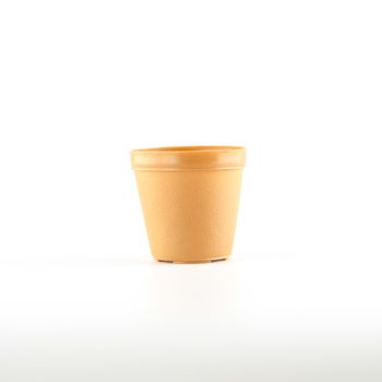 flowerpot on a white background