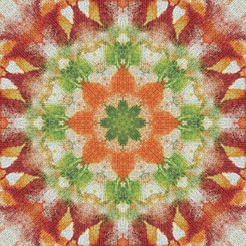 Artistic background, seamless abstract floral pattern, paintings on canvas