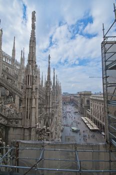 Duomo di Milano. Milan Cathedral - one of the main attractions of Lombardia capital