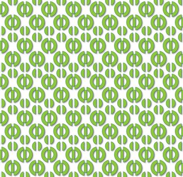 background or fabric abstract Retro pattern green