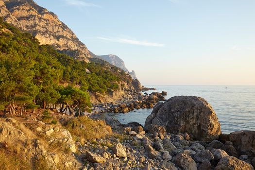 Black Sea Beach in Crimea