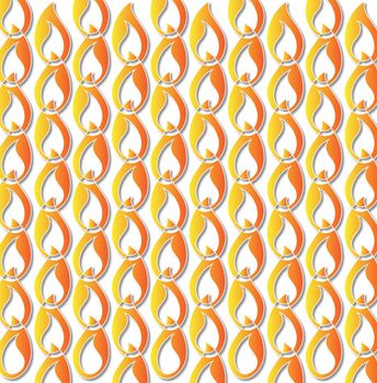 abstract background or fabric stylized flames pattern