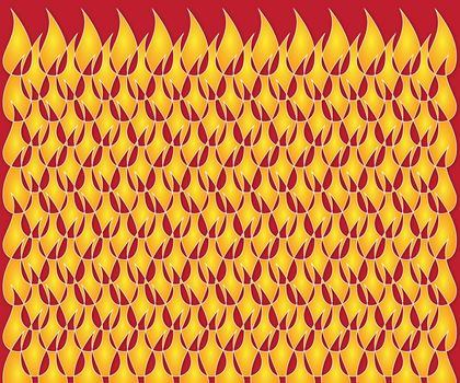 background or fabric pattern abstract hellish flames