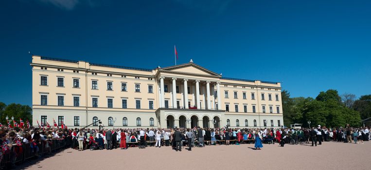 OSLO - MAY 17: Norwegian Constitution Day is the National Day of Norway and is an official national holiday observed on May 17 each year. Pictured on May 17, 2014