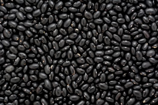 Black turtle beans, abstract background texture