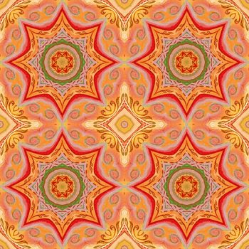 Artistic background, seamless abstract pattern, pastel hand paintings