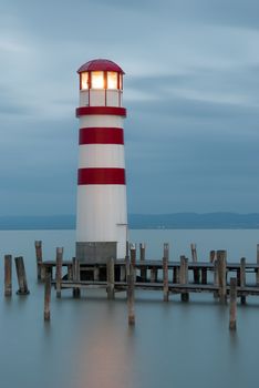 Lighthouse at Lake Neusiedl, Austria