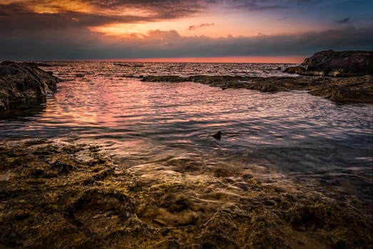 Rocky Beach at Sunrise