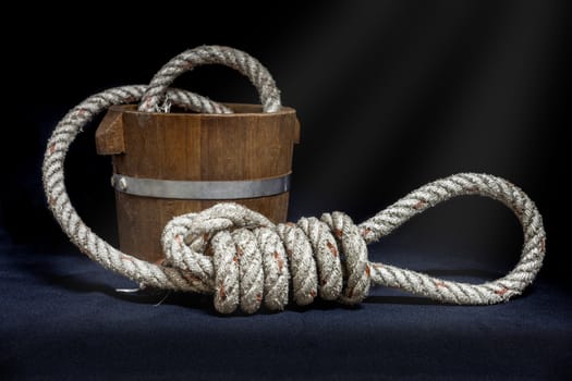 Rope And Knot On Isolate