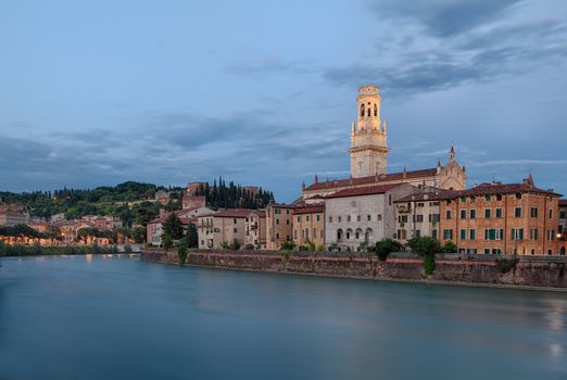 View of San Pietro and Duomo di Verona
