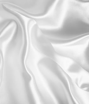 Smooth elegant white silk can use as wedding background 