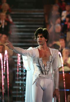 RUSSIA, MOSCOW 21 NOVEMBER, 2006: Nikolay Tsiskaridze in Big Moscow circus in of show "New Year". 27 november Moscow, Russian