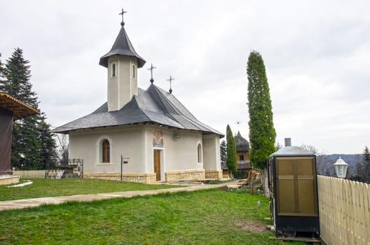 Small orthodox church on the hill, Romania