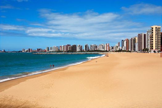 waterfront of Fortaleza in ceara state brazil