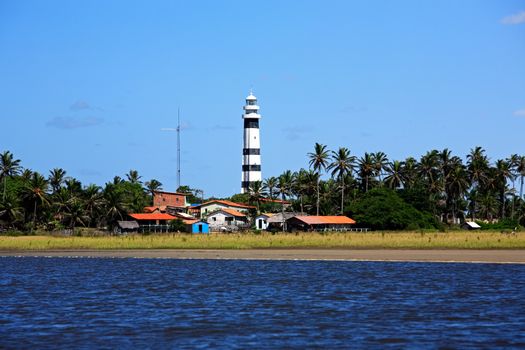 Cabure head lighthouse in the Lencois Maranheses National Park Brazil
