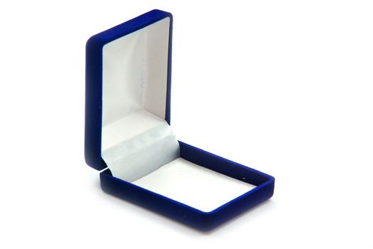 Emply gift box isolated on white background.