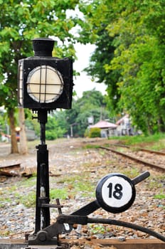 Siding control for railway at station